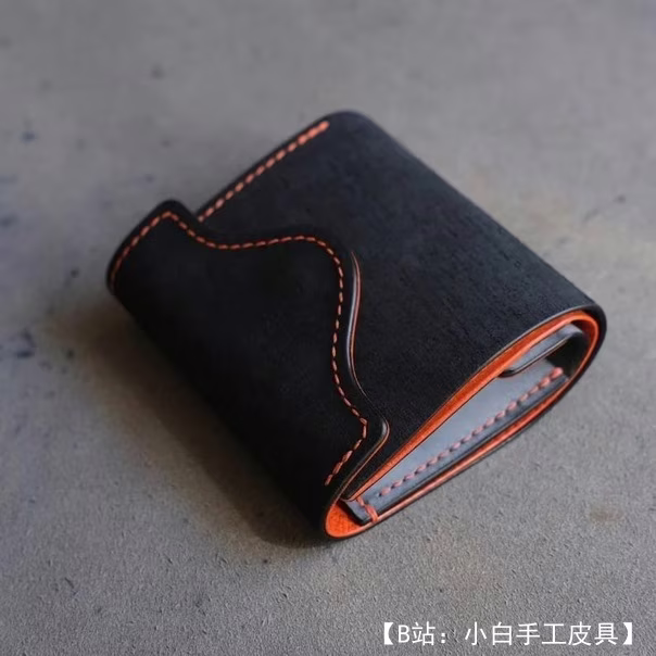 免费版型带硬币夹的钱包夹 The Tsunami by DS Leather Goods - 3