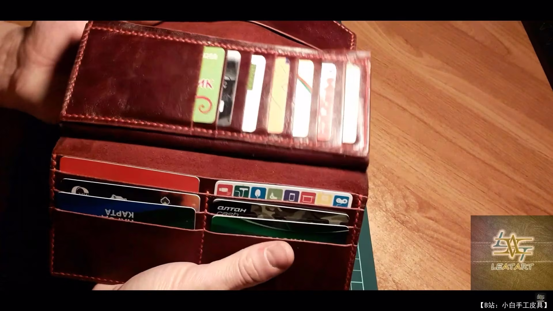 Leatart 免费版型女士皮革钱包“Ephira” - 2