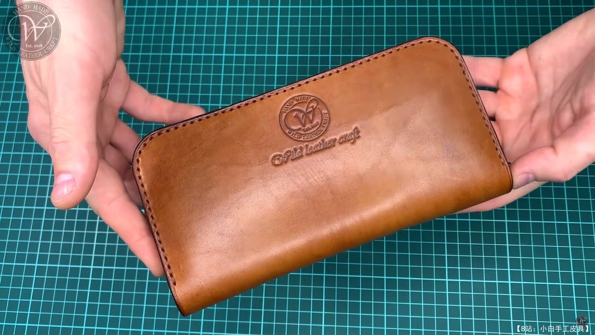Wild Leather Craft 免费版型拉链钱包 - 1