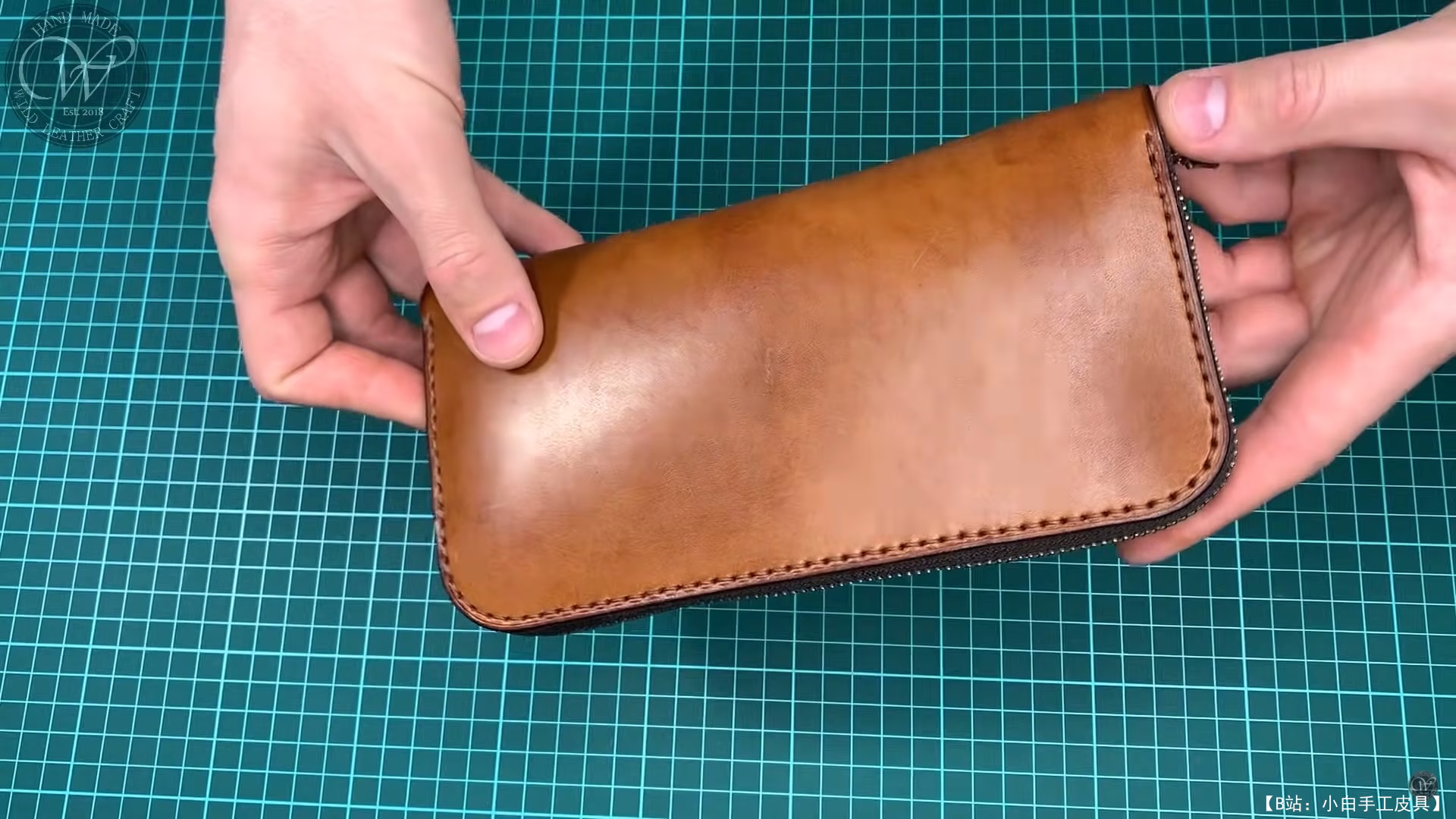 Wild Leather Craft 免费版型拉链钱包 - 2