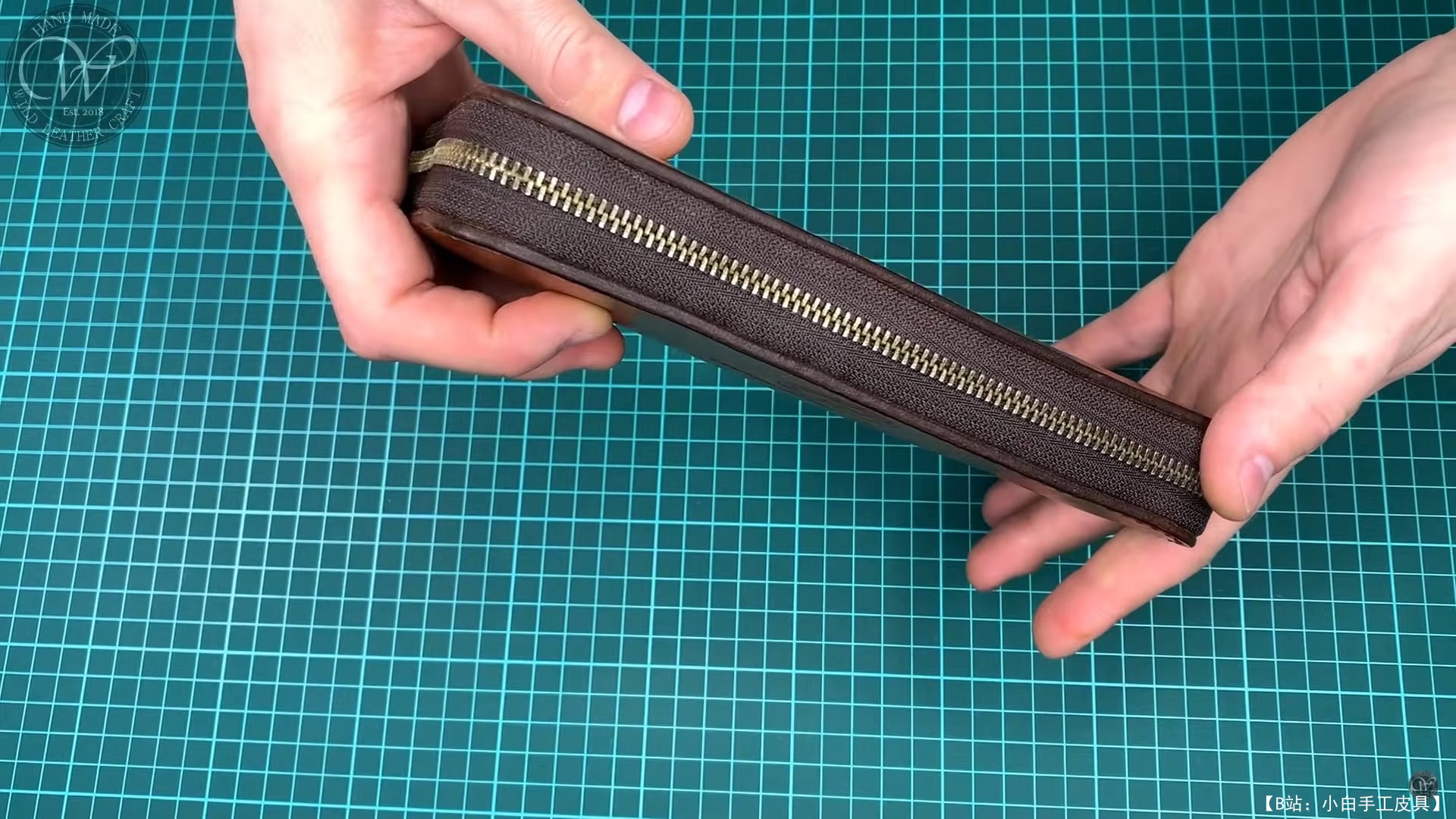 Wild Leather Craft 免费版型拉链钱包 - 3