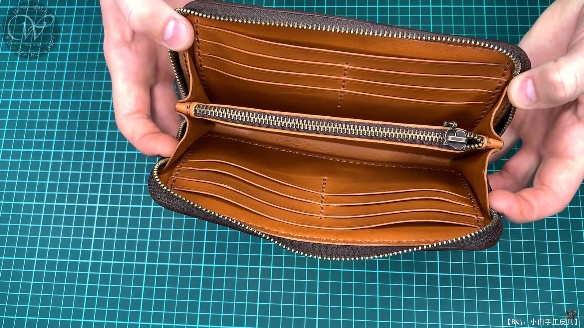 Wild Leather Craft 免费版型拉链钱包 - 4