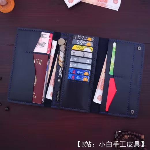 Mark Nikolai Leather 提供的免费旅行钱包版型 - 1