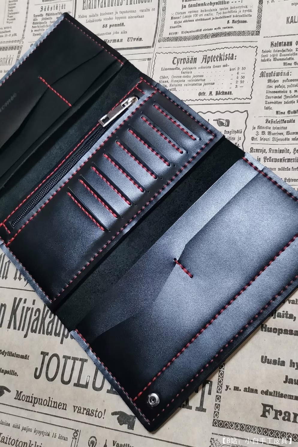 Mark Nikolai Leather 提供的免费旅行钱包版型 - 5