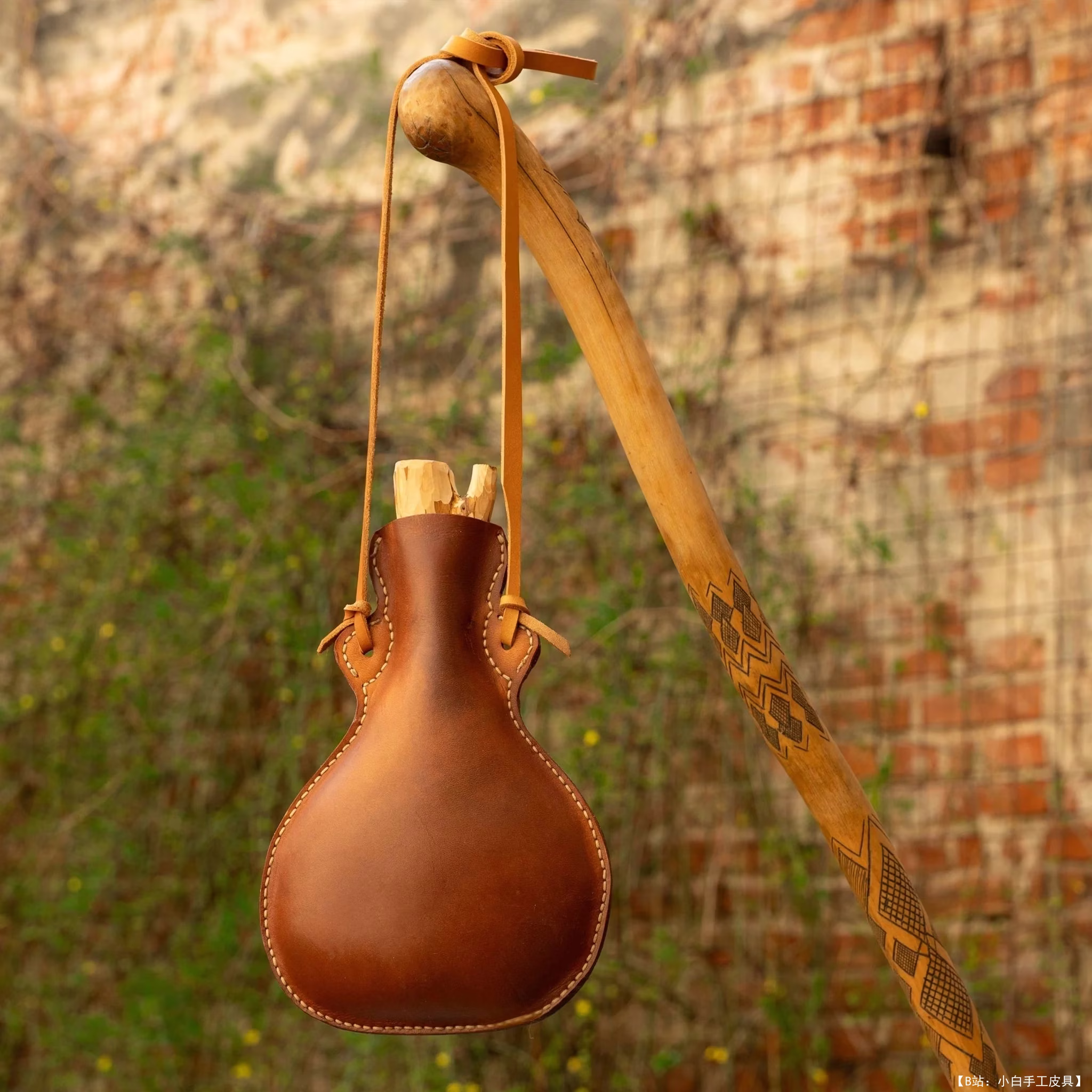 VasileandPavel 的免费版型中世纪皮革烧瓶 - 3